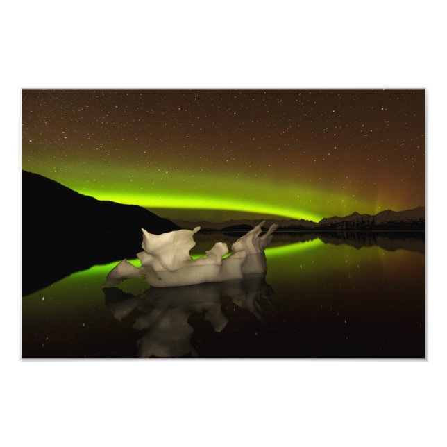 Iceberg Aurora Photo Print (Front)