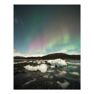 Iceberg Aurora Photo Print