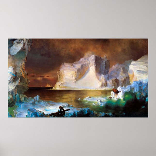 Iceberg by Frederic Edwin Church Poster (Front)