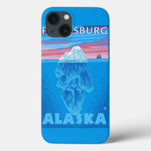 Iceberg Cross-Section - Petersburg, Alaska iPhone 13 Case