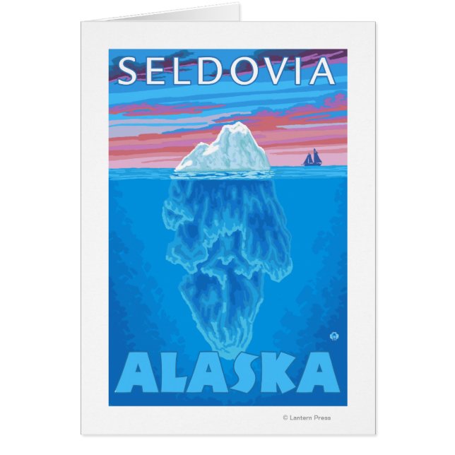 Iceberg Cross-Section - Seldovia, Alaska (Front)