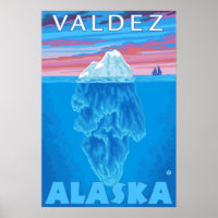 Iceberg Cross-Section - Valdez, Alaska