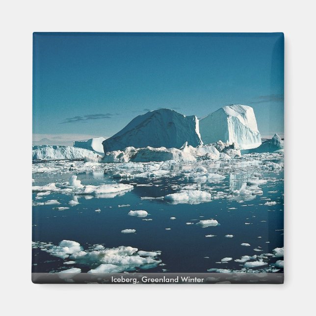 Iceberg, Greenland Winter Magnet (Front)