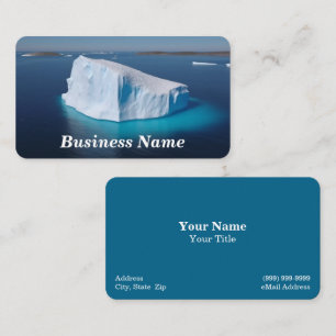Iceberg in Clear Blue Water Business Card