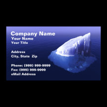 Iceberg in Clear Blue Water