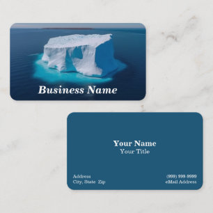Iceberg in Clear Blue Water Business Card