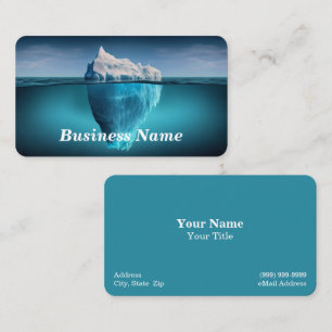 Iceberg in Clear Blue Water Business Card