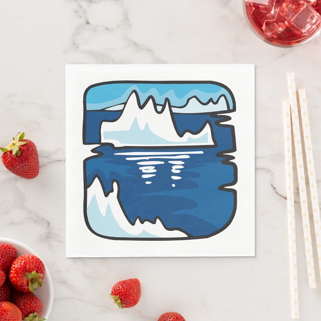 Iceberg Landscape Napkin (Creator Uploaded)