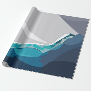 Iceberg Ocean Landscape  Wrapping Paper