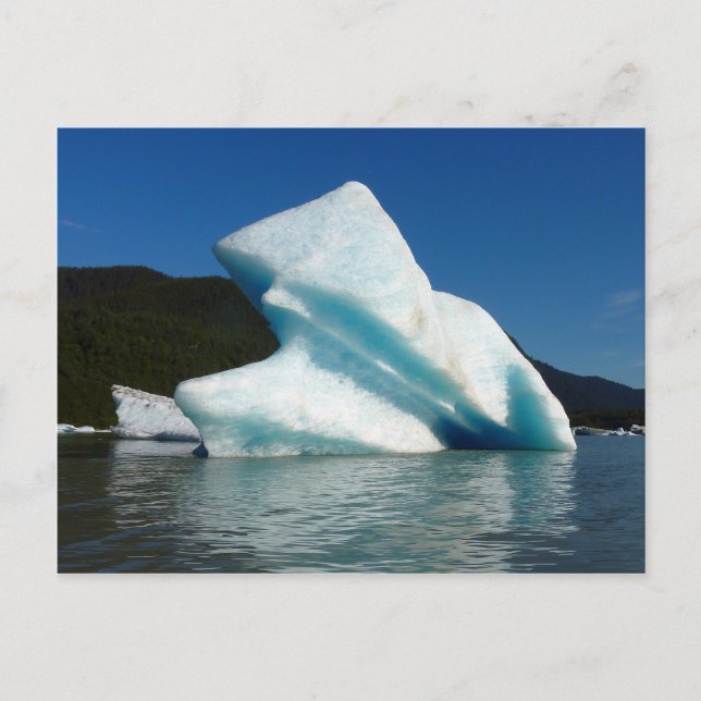 Iceberg on Mendenhall Lake in Alaska Postcard (Front)