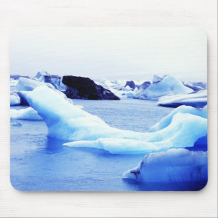 Icebergs at Jokulsarlon Lagoon Mouse Mat
