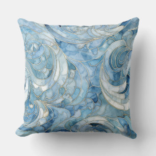 Icebound Fantasy Realm Winter Cushion