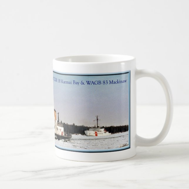 Icebreaking St. Mary's River mug (Right)