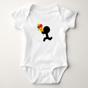 Icecream for Baby stick figure Bodysuit