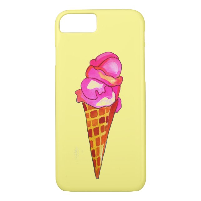 icecream gelato cute food art Case-Mate iPhone case (Back)