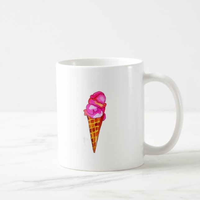 icecream gelato cute food art coffee mug (Right)