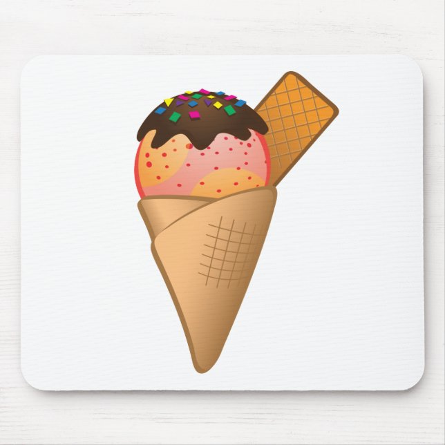 Icecream Mouse Mat (Front)