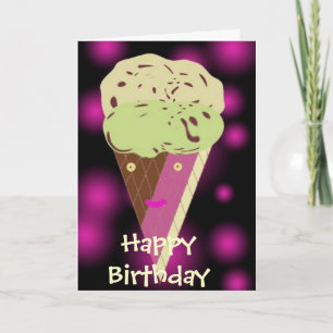 Icecreamdesign, Happy Birthday Card
