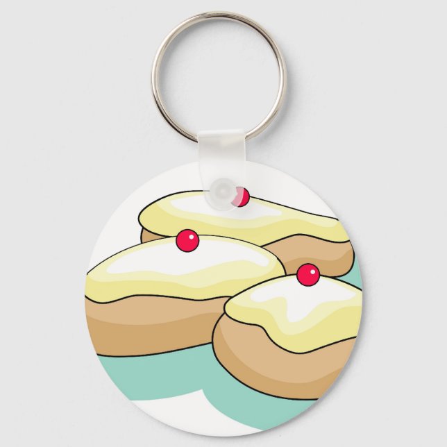 Iced Buns Key Ring (Front)