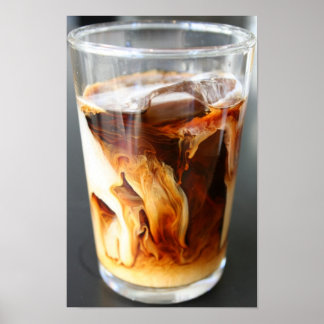 iced coffee - 11x17 poster