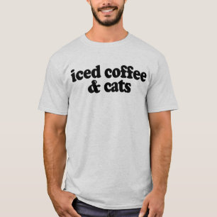 iced coffee and cats T-Shirt