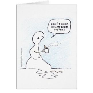iced coffee card