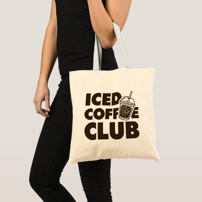 Iced Coffee Club Tote Bag (Front (Product))