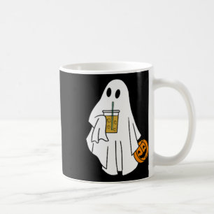 Iced Coffee Halloween Cute Little Ghost Pumpkin Co Mug