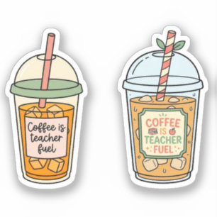 Iced Coffee Is Teacher Fuel   Funny Gift