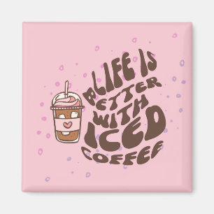 Iced Coffee Magnet