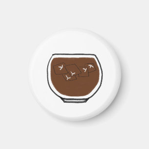 Iced Coffee Minimalist Gift Magnet
