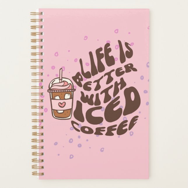 Iced Coffee Planner (Front)