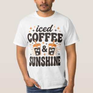 iced coffee sunshine summer vibes T-Shirt