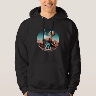Iced Coffee Synthwave 80s Retrowave Aesthetic Hoodie
