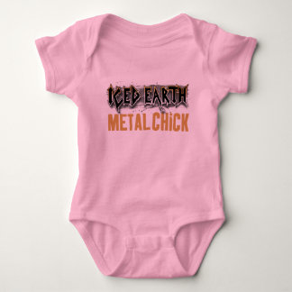 Iced Earth METAL CHICK infant Baby Bodysuit