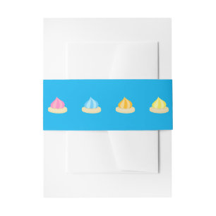 Iced Gems Invitation Belly Band