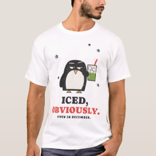 Iced Obviously Matcha Penguin T-Shirt