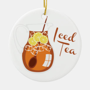 Iced Tea Ceramic Tree Decoration