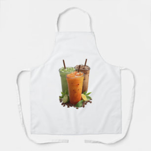 Iced Tea Coffee Lover Trio Drinks Apron
