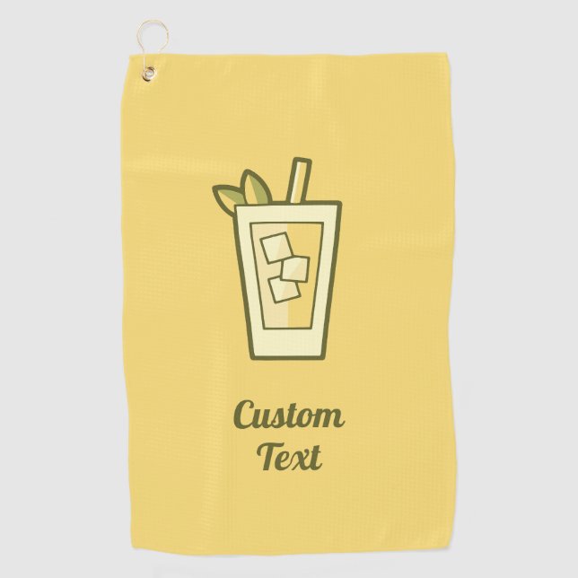 Iced Tea Golf Towel (Front)