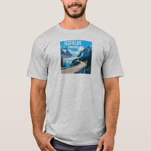 Icefields Parkway Alberta Canada Landscape T-Shirt