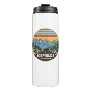 Icefields Parkway Alberta Canada Mountains Thermal Tumbler