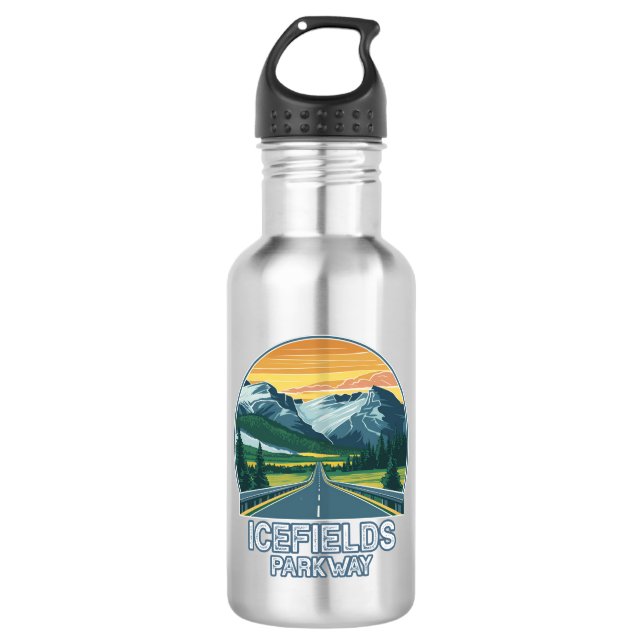 Icefields Parkway Alberta Canada Vista 532 Ml Water Bottle (Front)