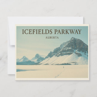 Icefields Parkway Alberta – Canadian Rockies Postcard