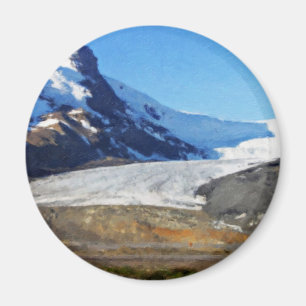 Icefields Parkway in Jasper Canada Magnet