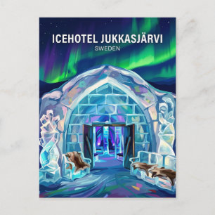 ICEHOTEL Jukkasjärvi Sweden Postcard
