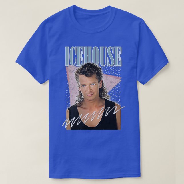 Icehouse Vintage Look Fan Art Design T-Shirt (Design Front)