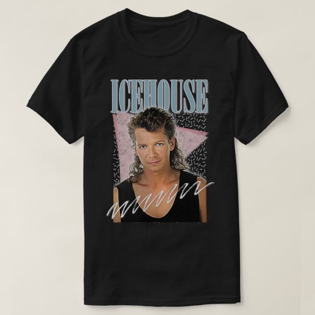 Icehouse Vintage Look Fan Art Design T-Shirt (Design Front)
