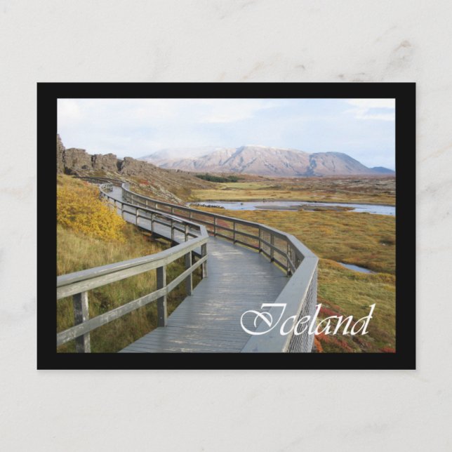 Iceland, Þingvellir National Park Postcard (Front)