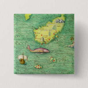 Iceland 15 Cm Square Badge